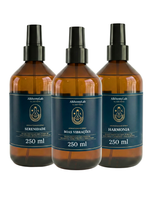 Aromatizadores Spray Premium Natal Kit Trio: Boas Vibrações, Harmonia e Serenidade