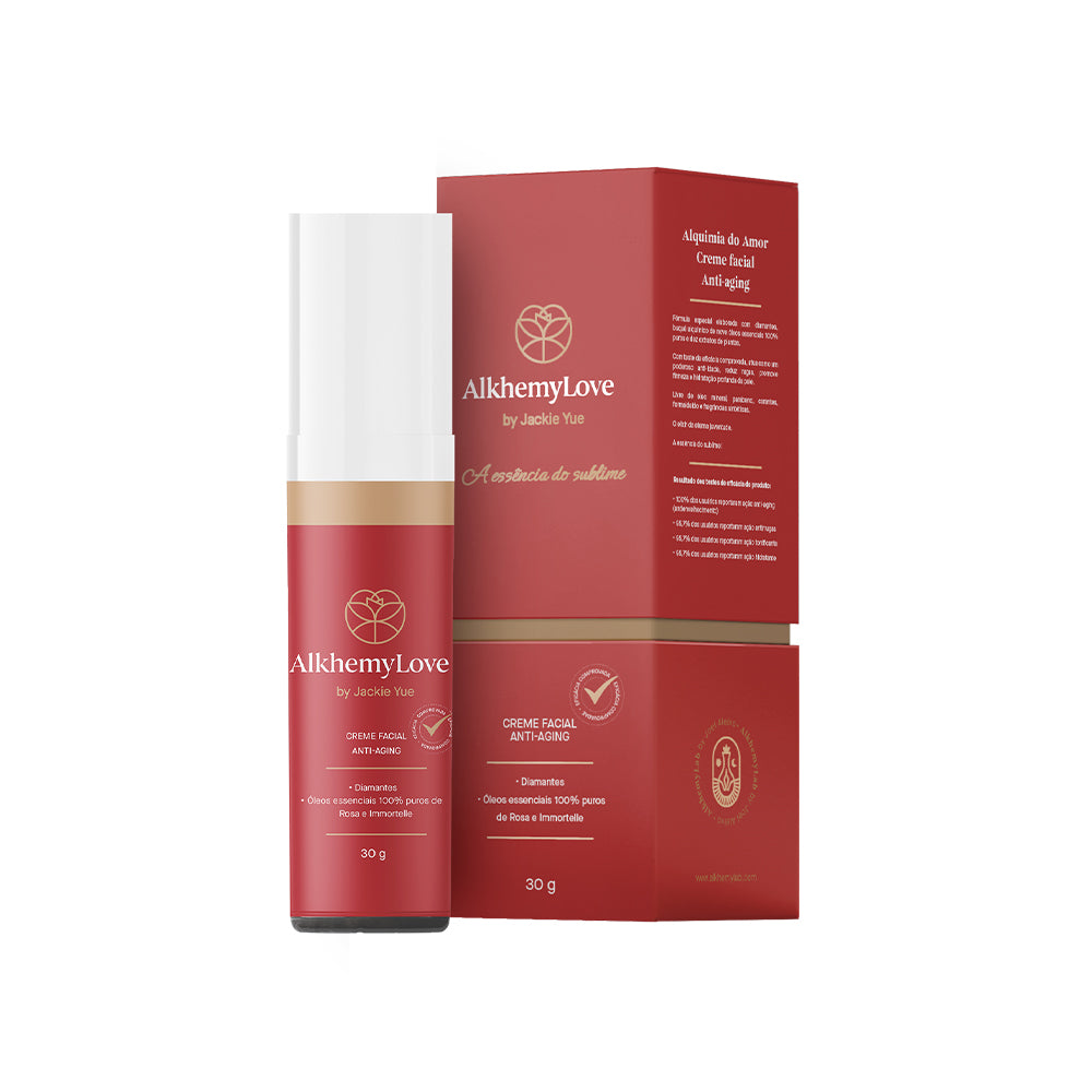 Creme Facial Anti-aging 30g - Alquimia do Amor -  Linha AlkhemyLove