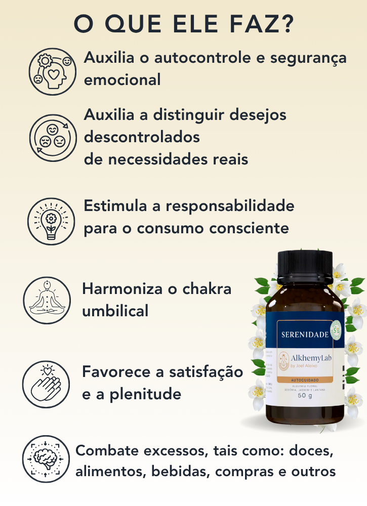 Floral em Glóbulos Vegano Serenidade 50g