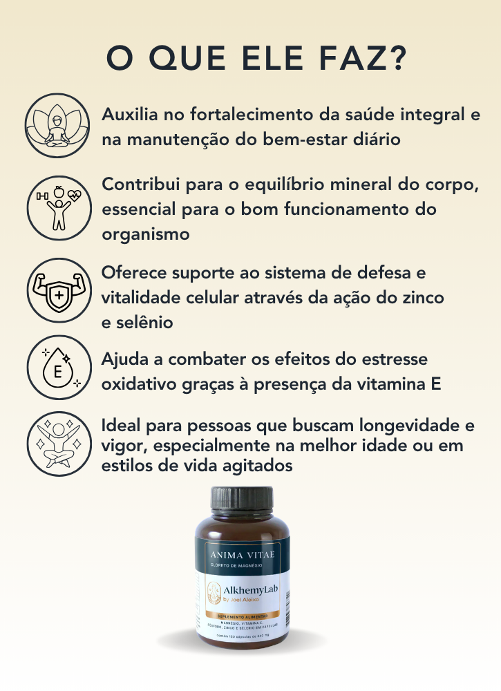 Anima Vitae Magnesium Chloride 120 capsules 640mg