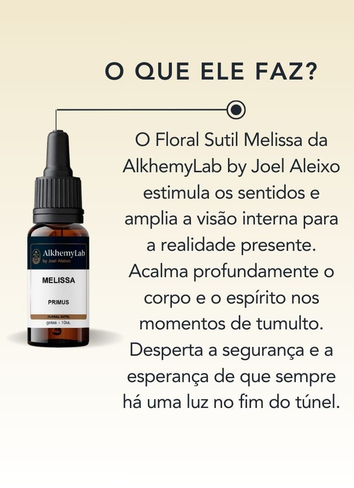 FLORAL SUTIL MELISSA 10ML | AlkhemyLab by Joel Aleixo