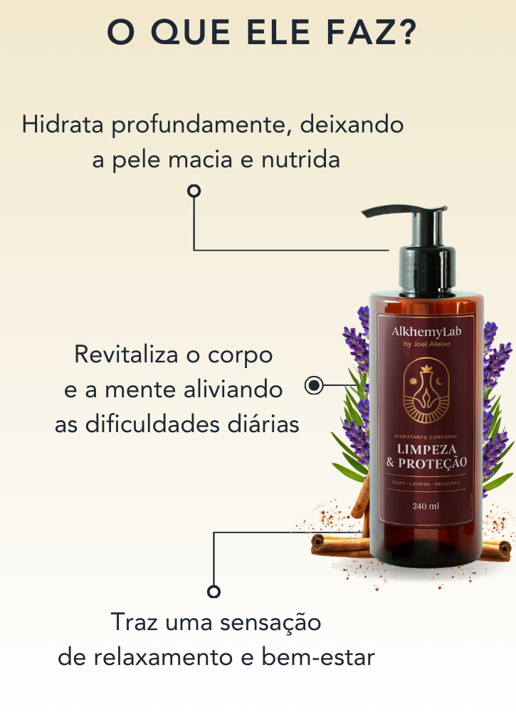 Loção Hidratante Corporal 240ml - Limpeza e Proteção