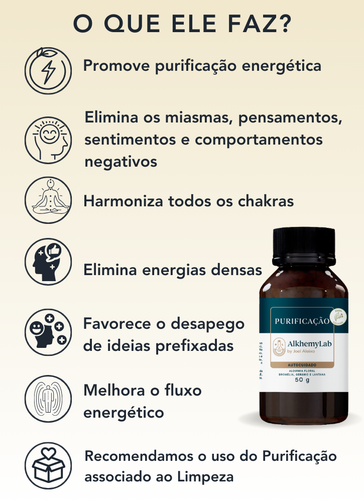 Floral em Glóbulos Vegano Purificação 50g