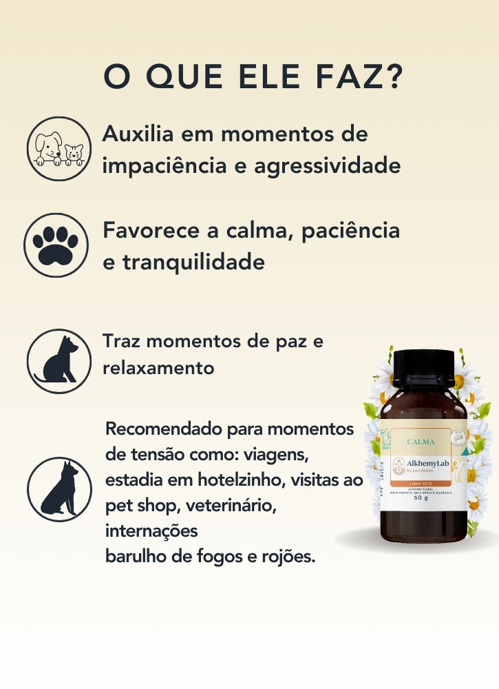 Vegan Floral Globules Calm 50g - Pet Line