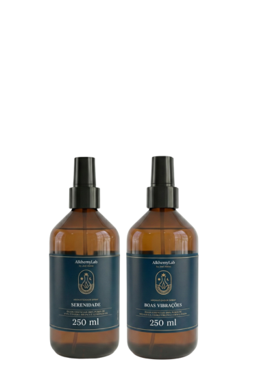 Aromatizadores Spray Premium Natal Kit Duo: Boas Vibrações e Serenidade