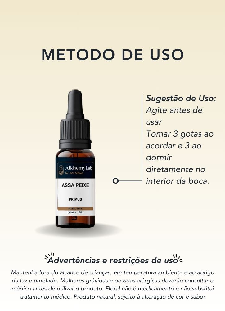 FLORAL SUTIL ASSA PEIXE 10ML | AlkhemyLab by Joel Aleixo