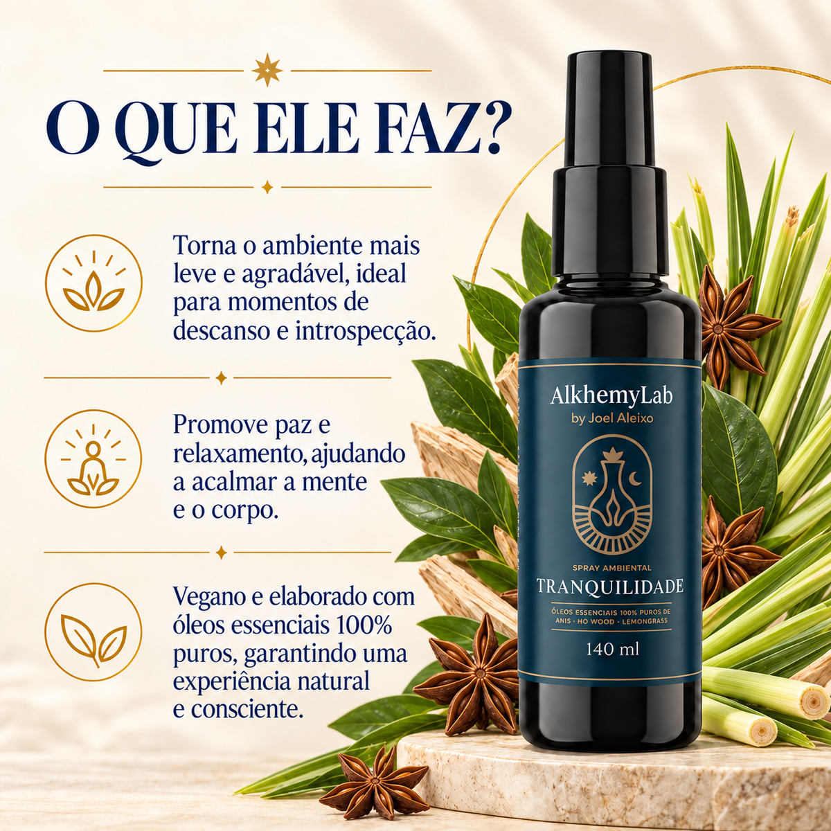 Home Spray Ambiental Tranquilidade 140ml