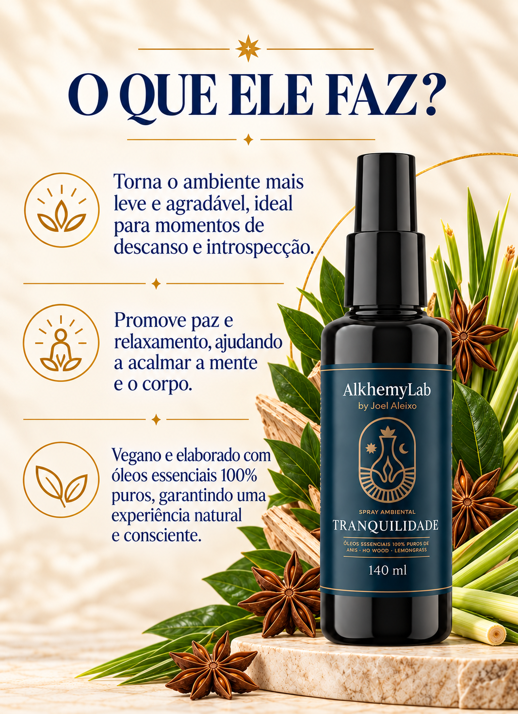 Home Spray Ambiental Tranquilidade 140ml