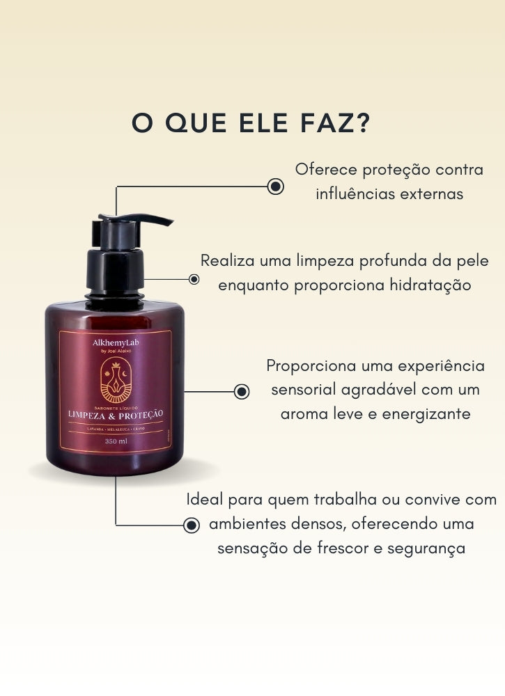 Sabonete Líquido Limpeza e Proteção 350ml