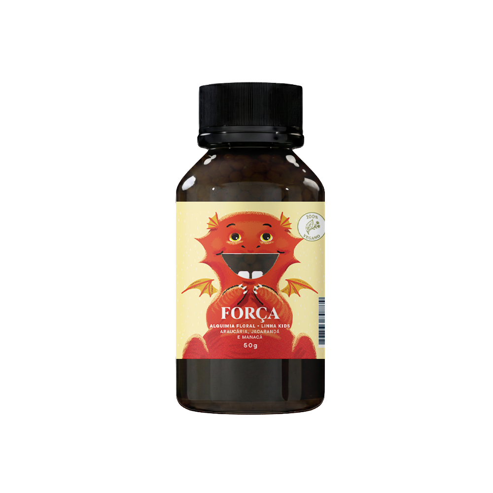 Floral em Glóbulos Vegano Força 50g - Linha Kids