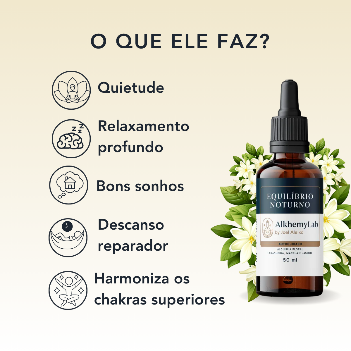 Floral Equilíbrio Noturno - 50ml