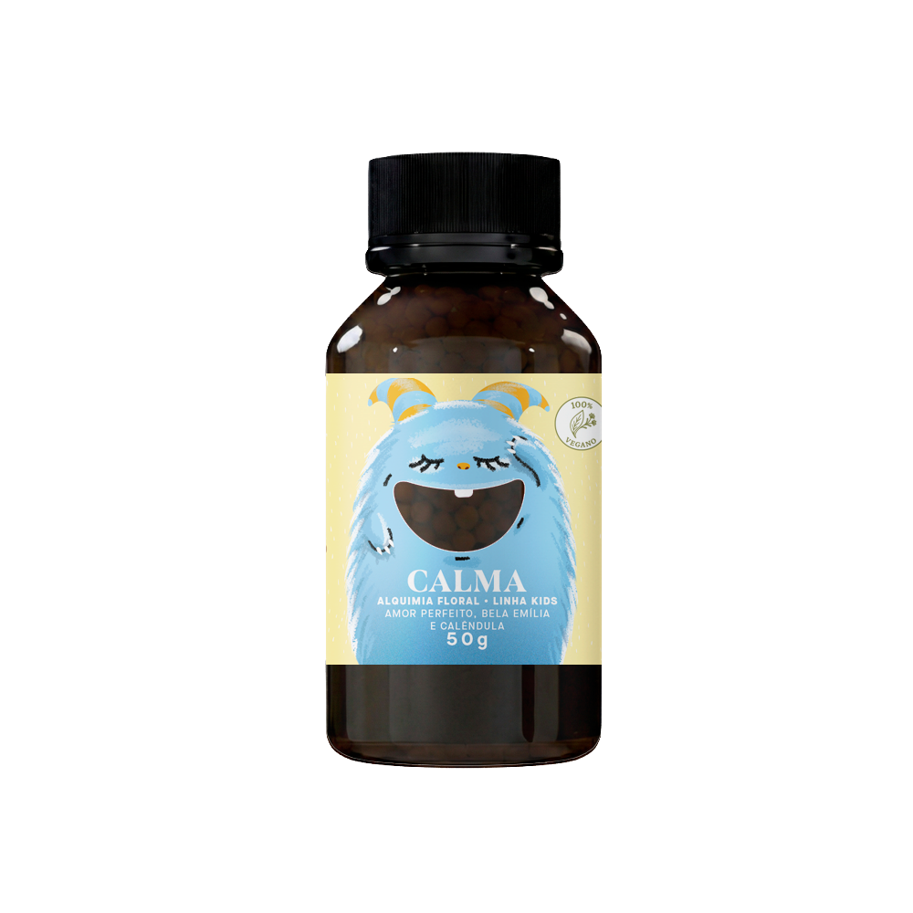 Floral em Glóbulos Vegano Calma 50g - Linha Kids