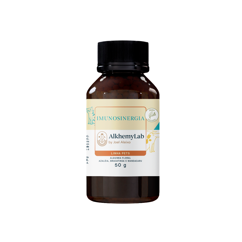 Floral em Glóbulos Vegano Imunosinergia 50g - Linha Pets