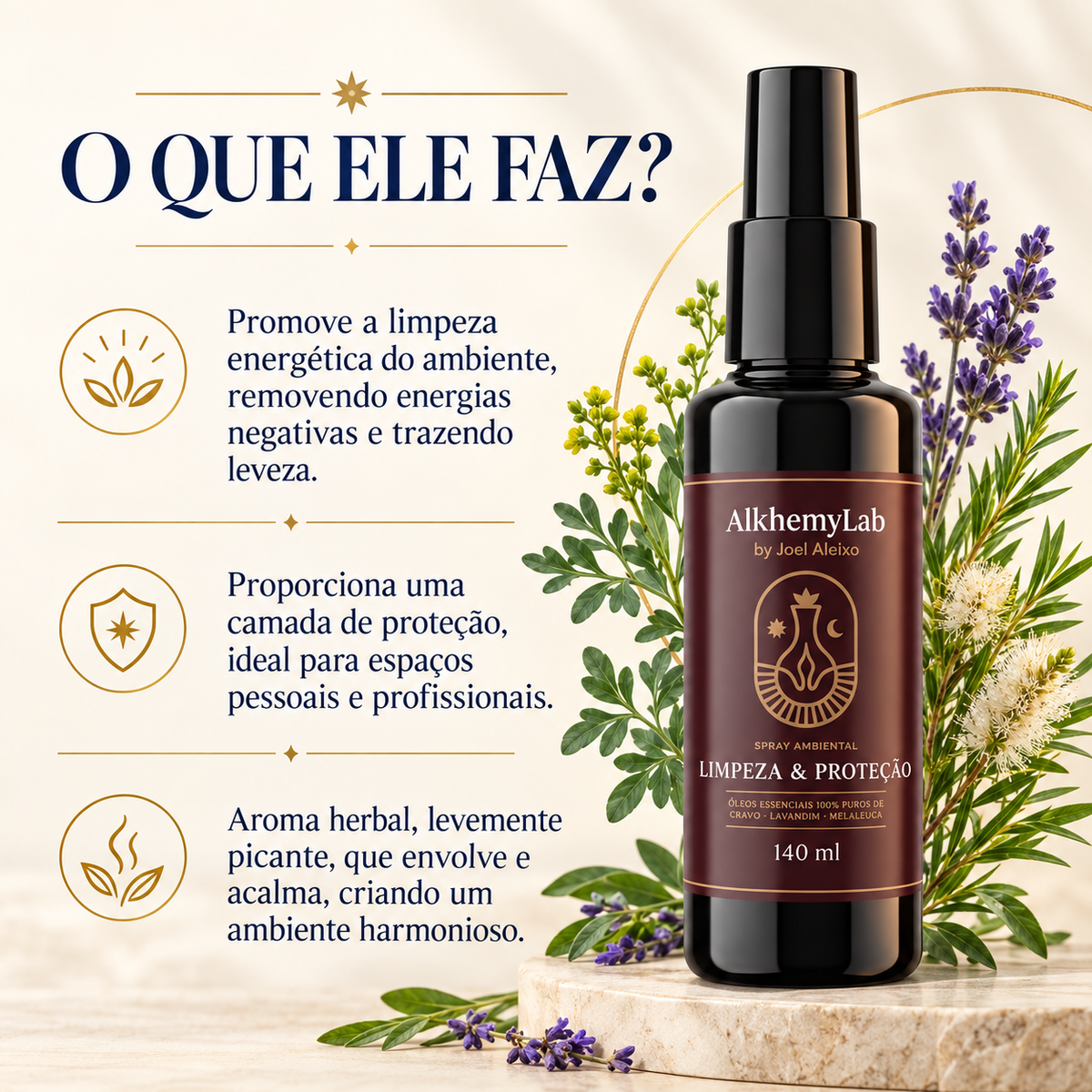 Home Spray Ambiental Limpeza e Proteção 140ml