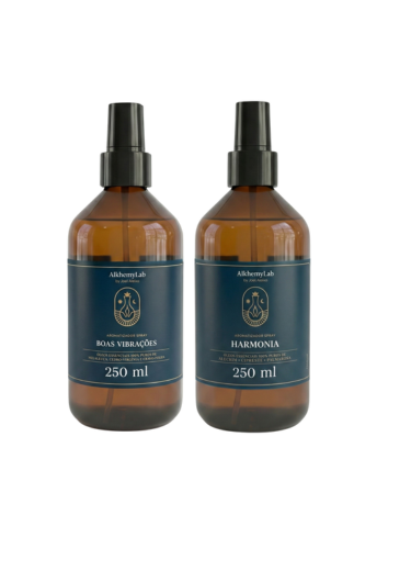Aromatizadores Spray Premium Natal Kit Duo: Boas Vibrações e Harmonia